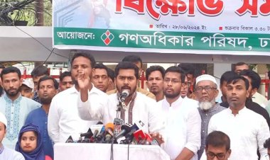 ভারতের রেললাইন এ দেশের জনগণ মেনে নেবে না: ভিপি নুর