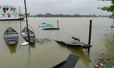 সুরমার পানি বিপৎসীমার ৩০ সেন্টিমিটার উপরে, সুনামগঞ্জে আবারও বন্যা