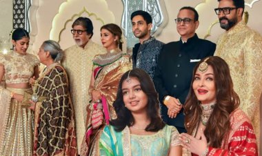 আম্বানি বাড়ির দাওয়াতেও মেয়েকে নিয়ে আলাদা ঐশ্বরিয়া-অভিষেক