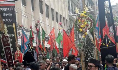 কঠোর নিরাপত্তায় রাজধানীতে চলছে তাজিয়া মিছিল