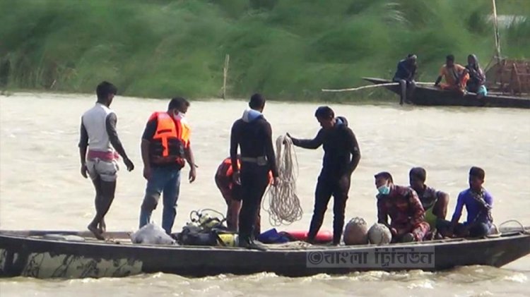 সুরমা নদীতে নৌকাডুবি, মা-মেয়েসহ নিখোঁজ ৩ যাত্রী