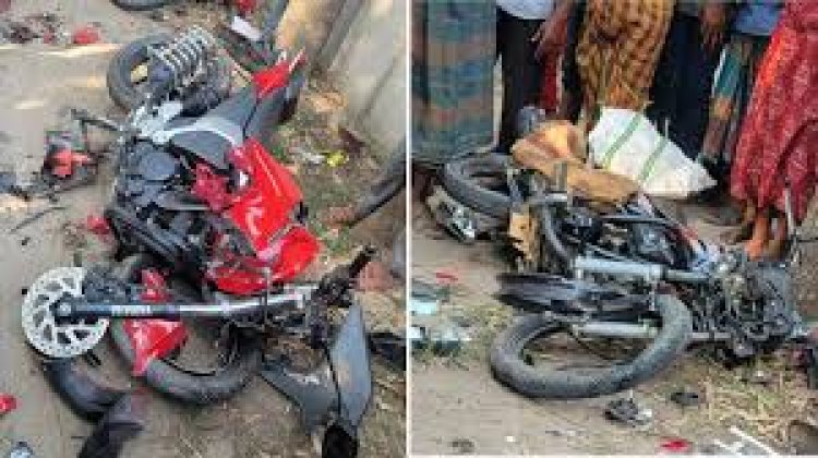 দুই মোটরসাইকেলের সংঘর্ষে ৩ আরোহী নিহত