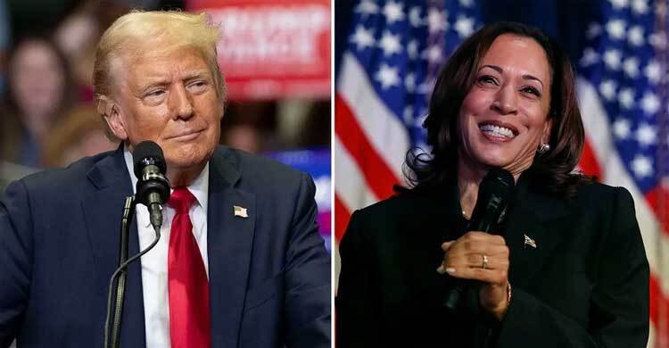  কমলাকে ‘উগ্র বামপন্থি উন্মাদ’ বললেন ট্রাম্প