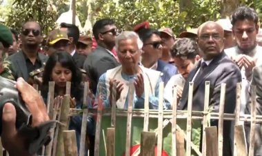  আবু সাঈদের কবর জিয়ারত করলেন ড. ইউনূস