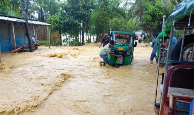  ত্রিপুরায় বাঁধ খুলে দিলো ভারত, হু হু করে পানি ঢুকছে বাংলাদেশে