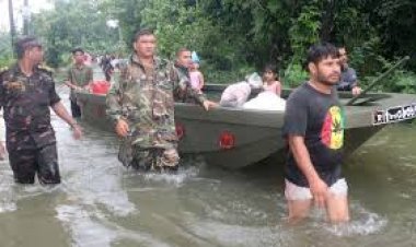 বন্যার্তদের উদ্ধারে ৬ জেলায় সেনা মোতায়েন