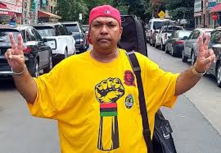 জাতিসংঘের সামনে বিপ্লবের প্রতিবাদ