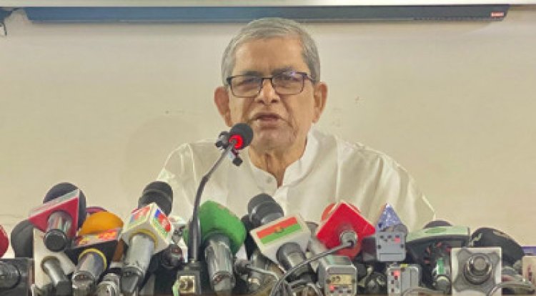 গণহত্যা-নির্যাতনের জন্য ক্ষমা চেয়ে অবিলম্বে পদত্যাগ করুন: মির্জা ফখরুল