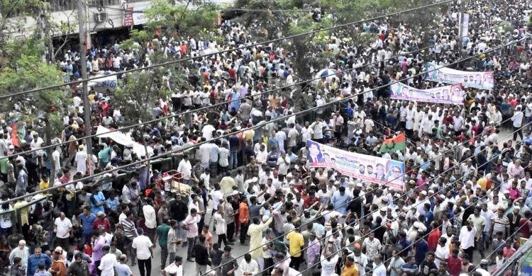  নয়াপল্টনে বিএনপির সমাবেশ শুরু