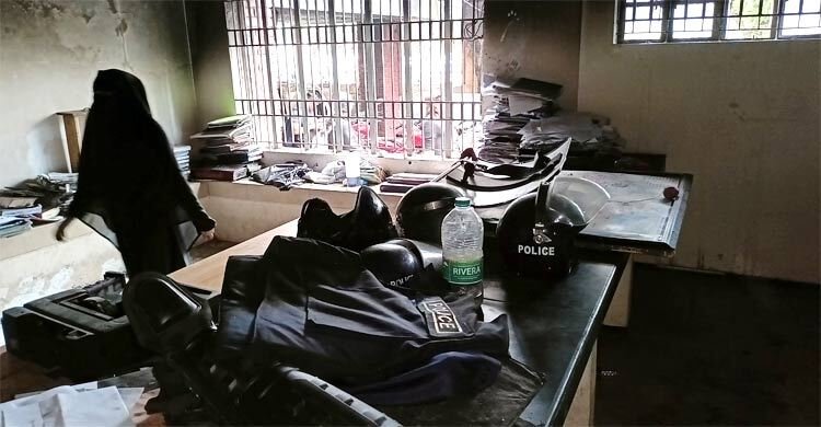 ধ্বংসস্তূপ থানা, করা যাচ্ছে না জিডি-মামলা