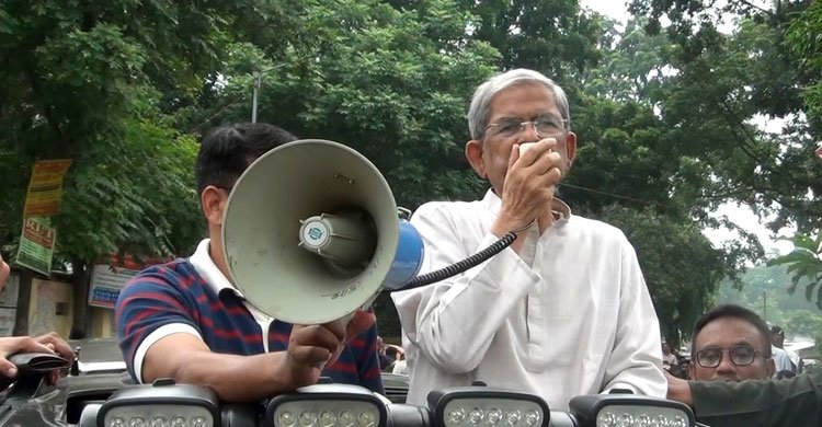 নৈরাজ্য সৃষ্টি করতে মরিয়া আওয়ামী লীগ- সৈয়দপুরে মির্জা ফখরুল