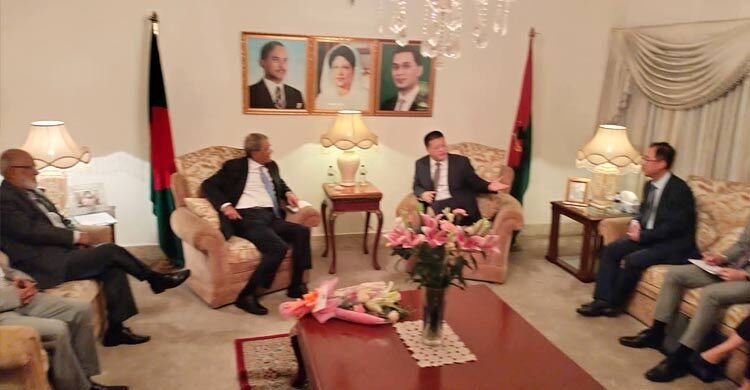  চীনের রাষ্ট্রদূতের সঙ্গে বিএনপির বৈঠক