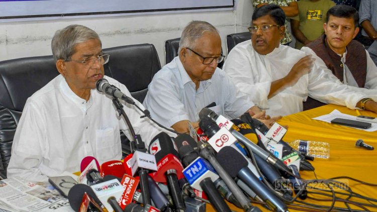 রাজনৈতিক দলগুলোর সঙ্গে অন্তর্বর্তী সরকারের সংলাপ চান ফখরুল