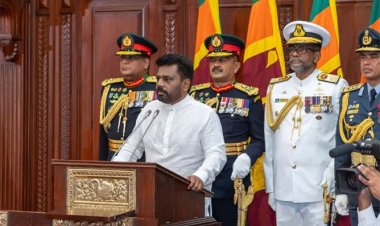 শপথ নিলেন মার্কসবাদী প্রেসিডেন্ট দিশানায়েকে