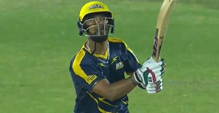  টি-টেনে সাব্বিরের ৫ ছক্কার ঝোড়ো ইনিংস