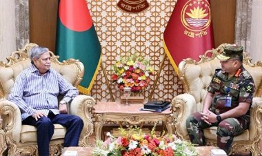 রাষ্ট্রপতির সাথে সেনা প্রধানের সাক্ষাৎ