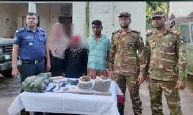 রায়পুরে মাদকসহ মা-ছেলে আটক