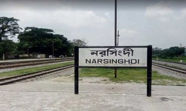 নরসিংদীতে ছেলের সামনেই ট্রেনে কাটা পড়ে বাবার মৃত্যু