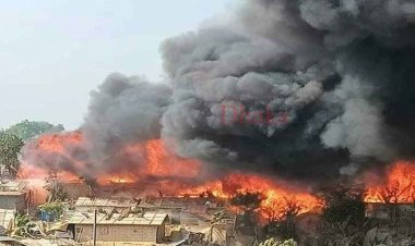 কুতুপালং রোহিঙ্গা ক্যাম্পে ভয়াবহ আগুন