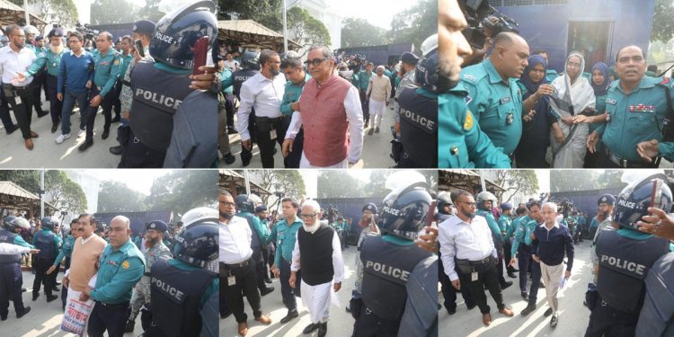 আ. লীগের সাবেক মন্ত্রীসহ ১৬ জনকে আনা হল ট্রাইব্যুনালে