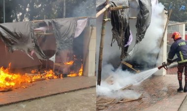 টিকিট না পেয়ে কাউন্টার ভাঙচুর, আগুন দিলো ক্ষুব্ধ দর্শকরা