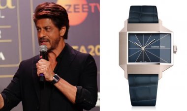 স্বর্ণখচিত শাহরুখের এই হাতঘড়ির দাম কত জানেন?