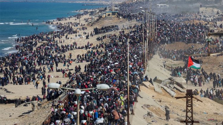 উত্তর গাজায় একদিনে ফিরেছেন ৩ লাখের বেশি ফিলিস্তিনি