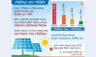 অদৃশ্য খরচে মহাদামি সৌরবিদ্যুৎ