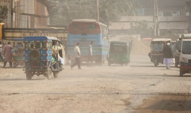বায়ুদূষণে আজ দ্বিতীয় ঢাকা, বেশি দূষণ যেখানে