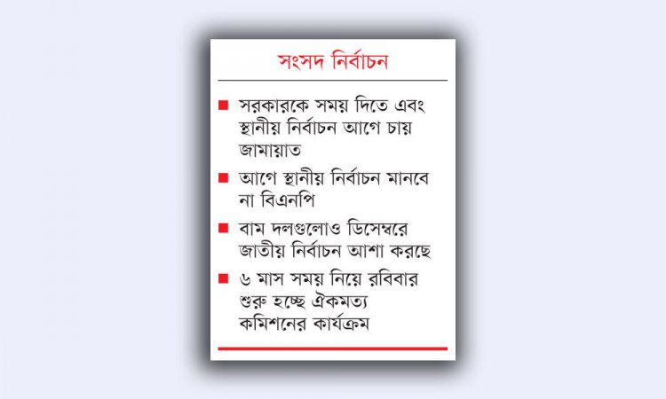 মতপার্থক্য থাকলেও ভোটের প্রস্তুতি সবার