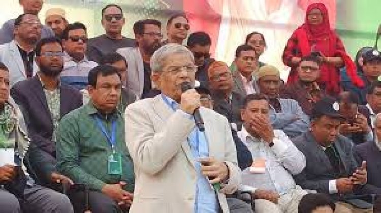 গণতন্ত্রকে প্রাতিষ্ঠানিক রূপ দিতে নির্বাচনই একমাত্র পথ: মির্জা ফখরুল