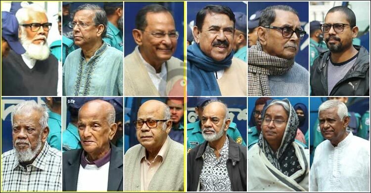 জুলাই গণহত্যা, সাবেক মন্ত্রী-প্রতিমন্ত্রীসহ ১৬ জনকে আনা হলো ট্রাইব্যুনালে