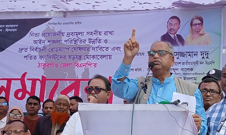 পরিস্থিতি নিয়ন্ত্রণ করতে না পারলে দ্রুত নির্বাচন দিন : দুদু