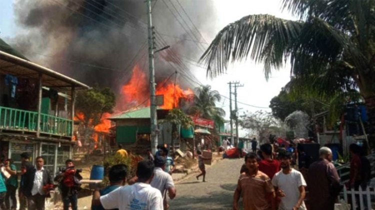 সাজেকে অগ্নিকাণ্ডে ৩০ রিসোর্ট পুড়ে ছাই
