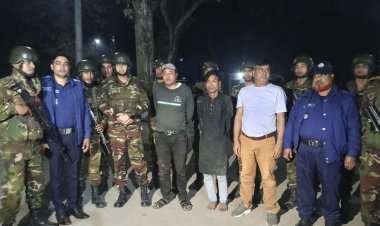 চাঁদাবাজির অভিযোগে ৩ বিএনপি কর্মীকে আটক করল যৌথবাহিনী