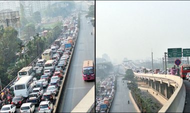  বনানীতে গাড়িচাপায় পোশাকশ্রমিক নিহত, সড়ক অবরোধ