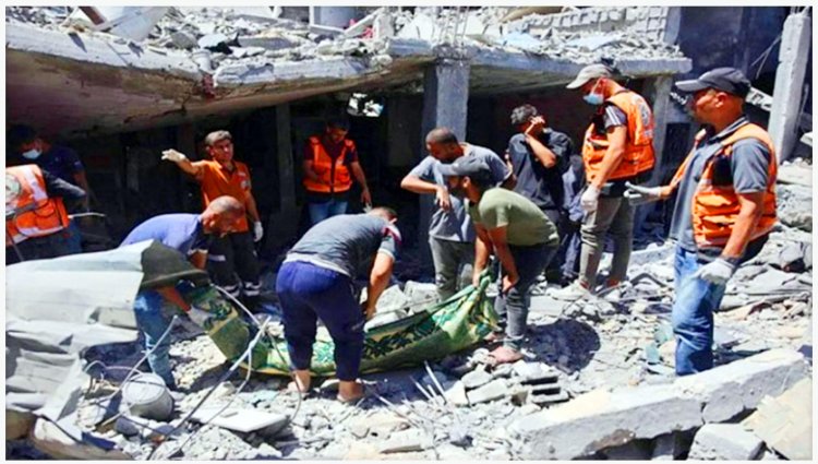 গাজায় মৃত্যুর মিছিল, লাফিয়ে বাড়ছে নিহতের সংখ্যা