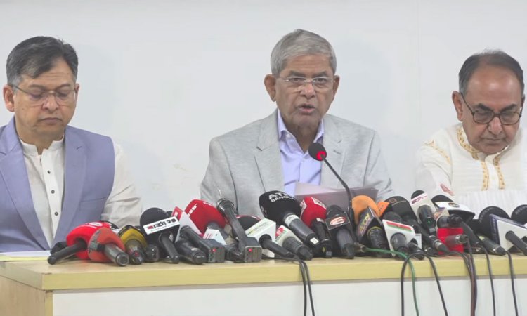 সংবাদ সম্মেলনে মির্জা ফখরুল নির্বাচিত সরকারের পক্ষেই গ্রহণযোগ্য সংস্কার সম্ভব