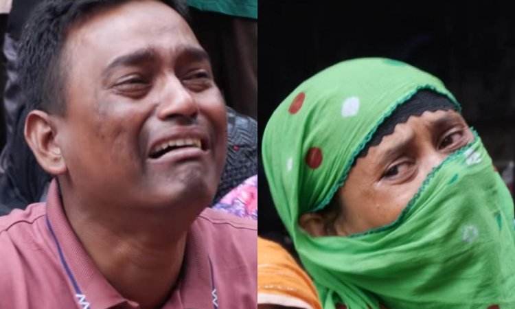 বেতন-বোনাসের দাবিতে কান্নায় ভেঙে পড়লেন শ্রমিকরা