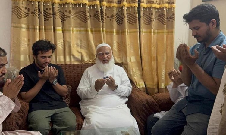 শহীদ মীর মুগ্ধর বাসায় জামায়াত আমির