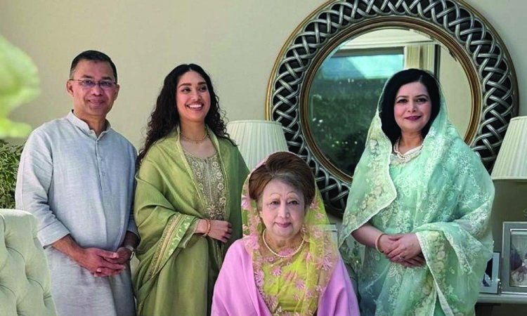 সাত বছর পর পরিবারের সঙ্গে ঈদ উদ্‌যাপন করলেন খালেদা জিয়া