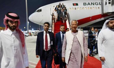  কাতার পৌঁছেছেন প্রধান উপদেষ্টা