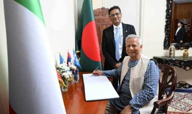  রোমে বাংলাদেশ হাউস পরিদর্শন প্রধান উপদেষ্টার