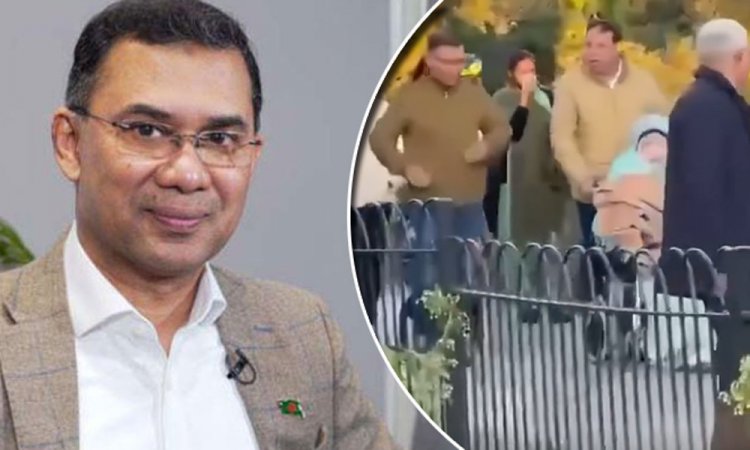 মাকে নিয়ে পার্কে ঘুরলেন তারেক রহমান