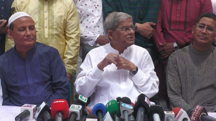 আমরা কখনোই বলিনি আগে নির্বাচন পরে সংস্কার : মির্জা ফখরুল