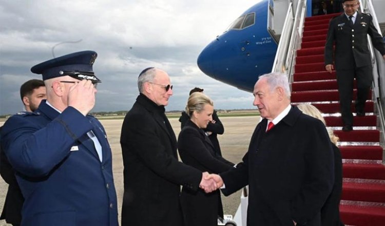 গ্রেপ্তার এড়াতে ৪০০ কিমি ঘুরে যুক্তরাষ্ট্রে গেলেন ইসরাইলের প্রধানমন্ত্রী