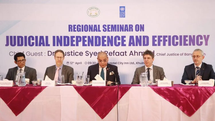 সরকার ও সুপ্রিম কোর্ট নিবিড়ভাবে কাজ করছে : প্রধান বিচারপ‌তি