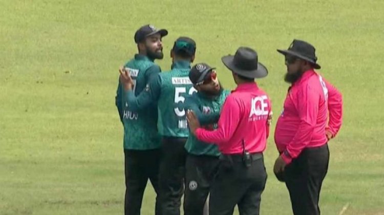 আম্পায়ারের সঙ্গে অসদাচরণ, এক ম্যাচ নিষিদ্ধ তাওহীদ হৃদয়