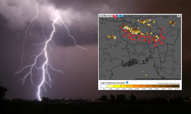 চার বিভাগে আজ ব্যাপক বজ্রপাতের আশঙ্কা