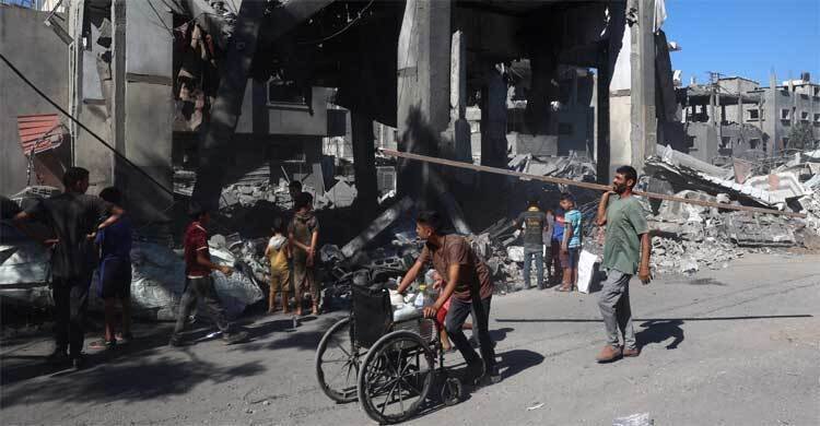  গাজায় এক মাসে ৫ লাখ মানুষ বাস্তুচ্যুত